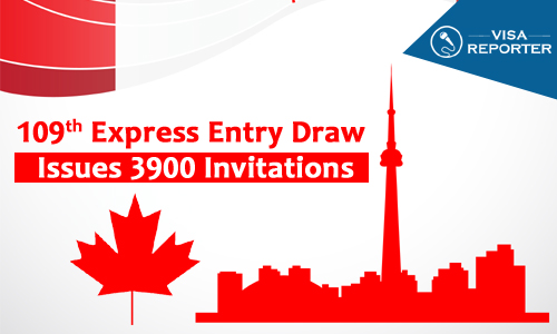 109th Express Entry Draw Issues 3900 Invitations