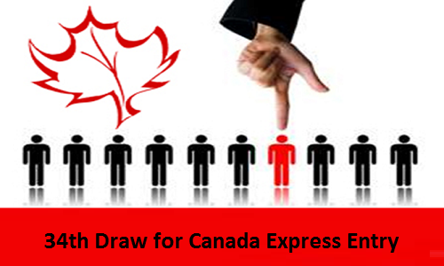 763 invitations sent in 34th Canada Express Entry Draw 