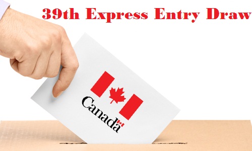 39th Canada Express Entry Draw issues 755 PR invitations 