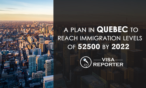 A Plan in Quebec to Reach Immigration Levels of 52500 by 2022