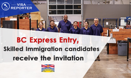 BC Express Entry, Skilled Immigration candidates receive the invitation