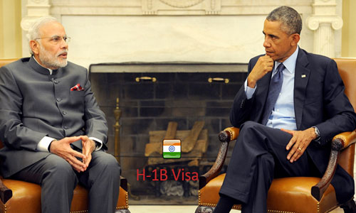 Barack Obama guaranteed Narendra Modi on issues over H-1B visa