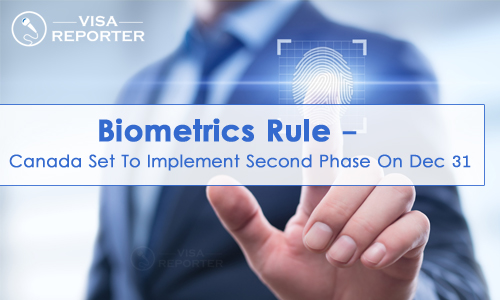 Biometrics Rule - Canada Set To Implement Second Phase On Dec 31