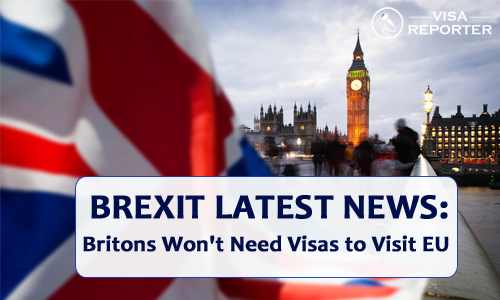 Brexit Latest News: Britons Won't Need Visas to Visit the Bloc