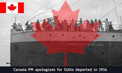 Canada PM apologizes for Sikhs deported in 1914 