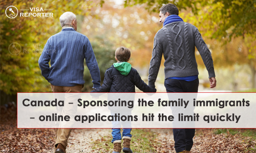 Canada - Sponsoring the Family Immigrants - Online Applications Hit the Limit Quickly