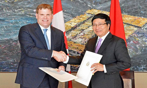 Canada inks agreement with Vietnam over bilateral relationship
