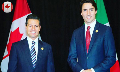 Canadian PM has formally committed to lift visa needs for Mexican citizens