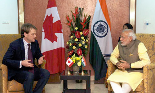 Canadian immigration minister visits India to boost business relations