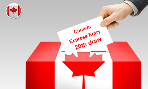 Canada Conducts 20th Express Entry Draw