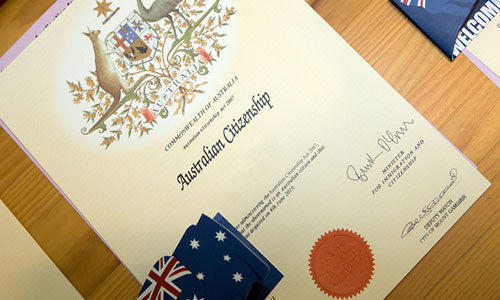 Convenient citizenship tests outside of Australian cities