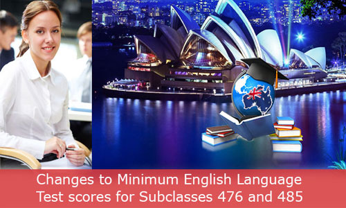 Australia overhauls the language test score for subclasses 476, 485 