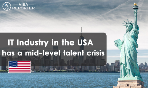 IT Industry in the USA has a mid-level talent crisis