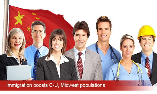 Midwest and Champaign-Urbana supported by immigrant population 
