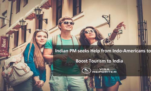 Indian PM Wants the Indo-Americans for Help in Boosting Tourism to India