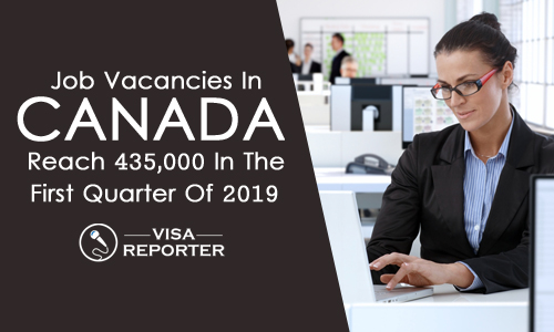 Job vacancies in Canada reach 435,000 in the First Quarter of 2019