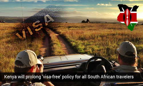 South African travelers to Kenya may avail 'visa-free' policy