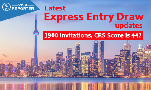 Latest Express Entry Draw updates: 3900 invitations, CRS Score is 442