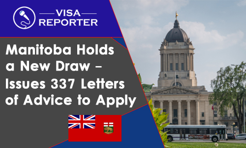 Manitoba holds a new draw Issues 337 Letters of Advice to Apply