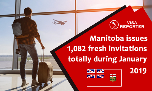 Manitoba issues 1,082 fresh invitations totally during January 2019