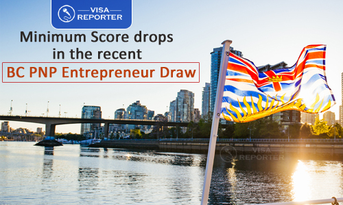 Minimum Score drops in the recent BC PNP Entrepreneur Draw