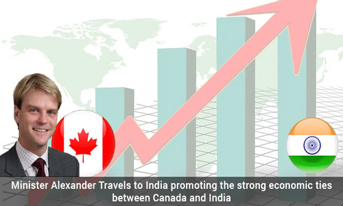 Minister Alexander visits India, highlight various immigration routes