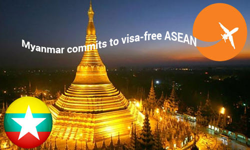 Visa free travel to Myanmar for ASEAN nations citizens