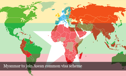 Myanmar keen on visa waiver program of Asean countries