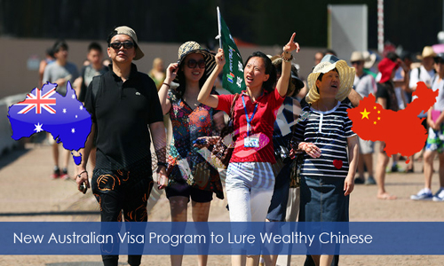 Wealthy Chinese to be attracted by Australian new visa program