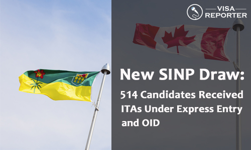 New SINP Draw: 514 Candidates Received ITAs Under Express Entry and OID