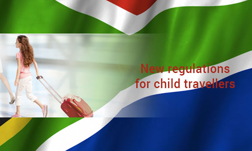 New rules of travelling for children traveling to and from South Africa 