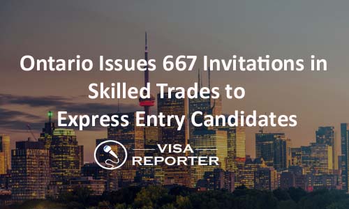 Ontario Issues 667 Invitations in Skilled Trades to Express Entry Candidates