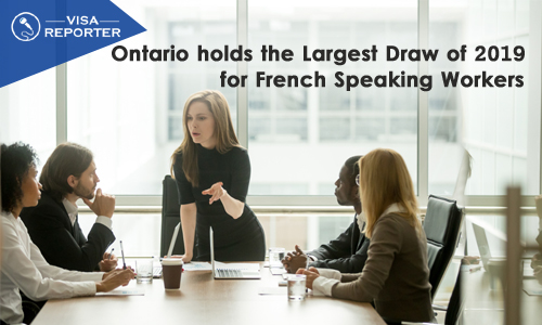Ontario holds the Largest Draw of 2019 for French Speaking Workers