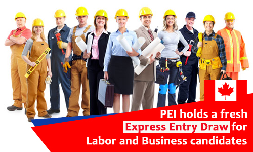 PEI holds a fresh Express Entry draw for Labor and Business candidates