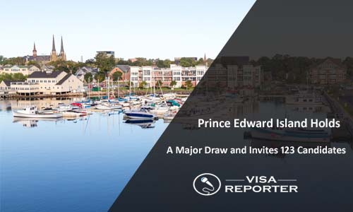 Prince Edward Island Holds A Major Draw and Invites 123 Candidates