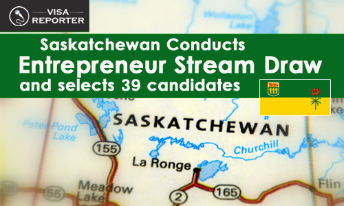 Saskatchewan Conducts Entrepreneur Stream Draw and selects 39 candidates