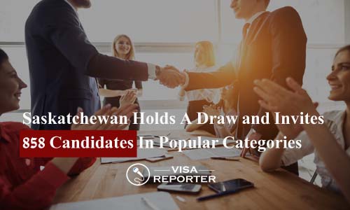 Saskatchewan Holds A Draw and Invites 858 Candidates In Popular Categories