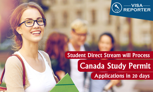 Student Direct Stream will process Canada Student Visas within 20 days