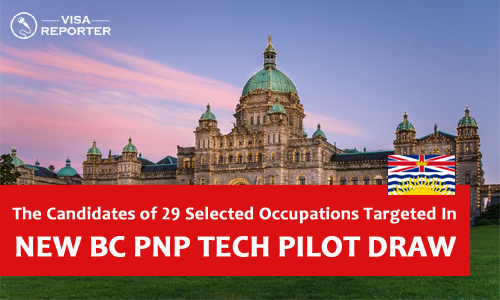 The Candidates of 29 Selected Occupations Focused In BC PNP Tech Pilot