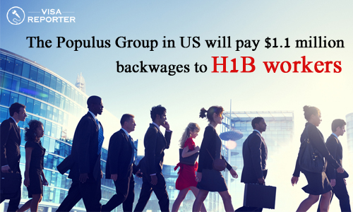 The Populus Group in US Will Pay $1.1 Million Backwages to H1B Workers