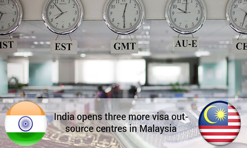 Three new Indian visa outsource service centers in Malaysia