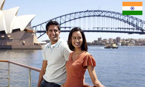 19% increase in arrivals of tourists from India to Australia
