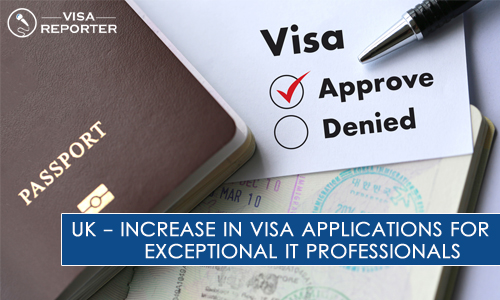 UK - Increase in Visa Applications for Exceptional IT Professionals
