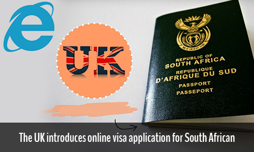 The UK introduces online visa application for South African
