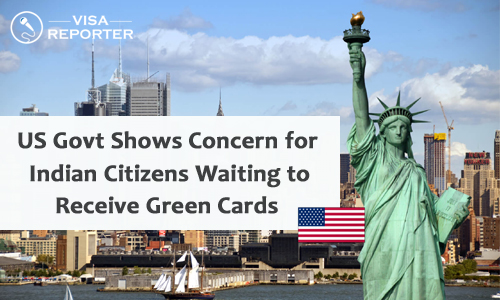 US Govt Shows Concern for Indian Citizens Waiting to Receive Green Cards