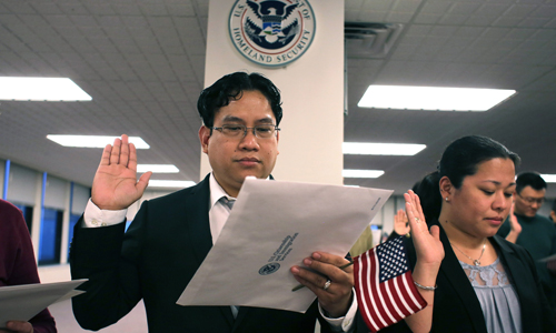 USCIS would be welcoming around 20,000 new citizens during naturalization ceremonies