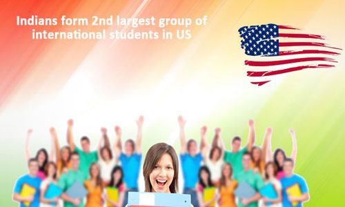 Indians account for the second largest group of international students in the US