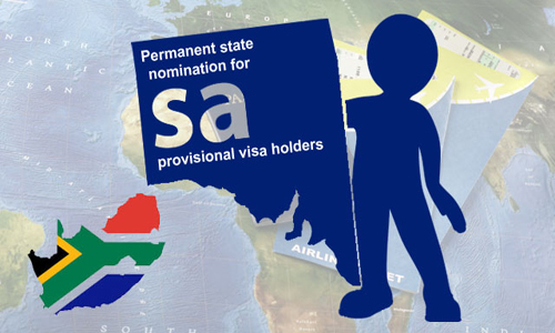 outh Australia allowing provisional visa holders to apply for permanent residency under a special program