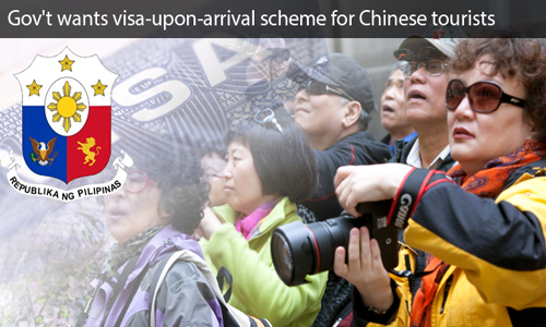 Philippines to have a visa-upon-arrival scheme for Chinese tourists