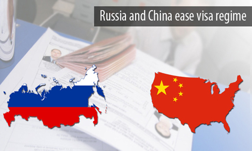 Russia and China sign agreement for easing visa rules, better ties, etc.
